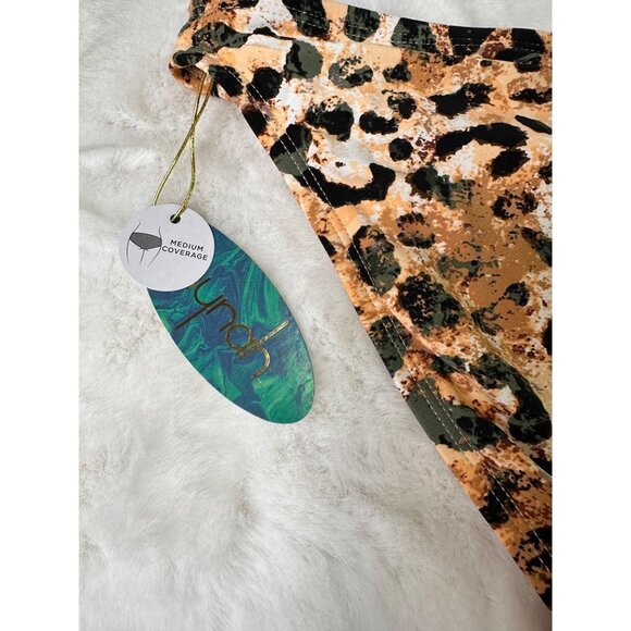 NWT Mynah Cheetah Classic Hipster Medium Coverage Bathing‎ Suit Bottom - Size XS - Picture 4 of 8